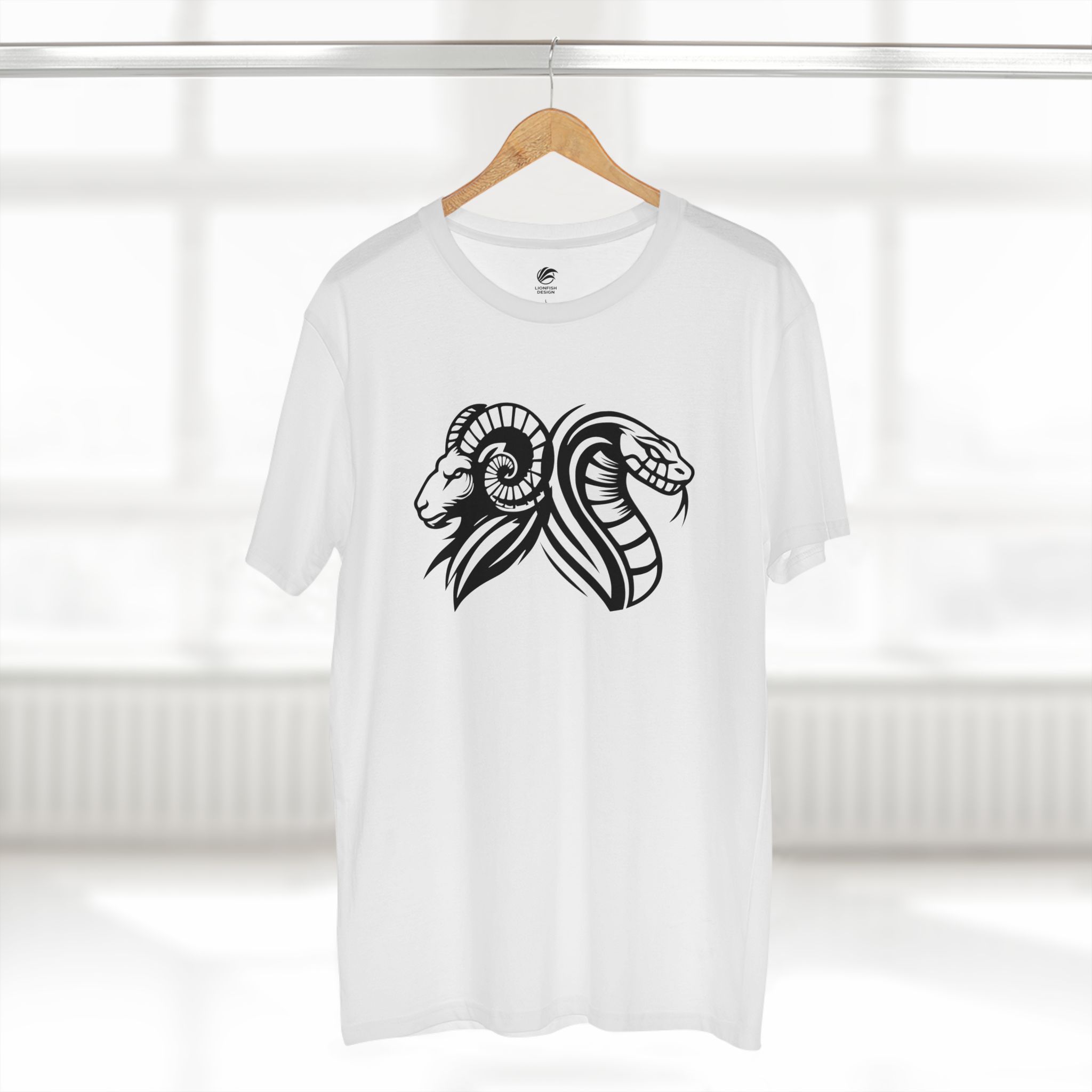 Men’s Aries and Year of the Snake Graphic Tee - Image 6