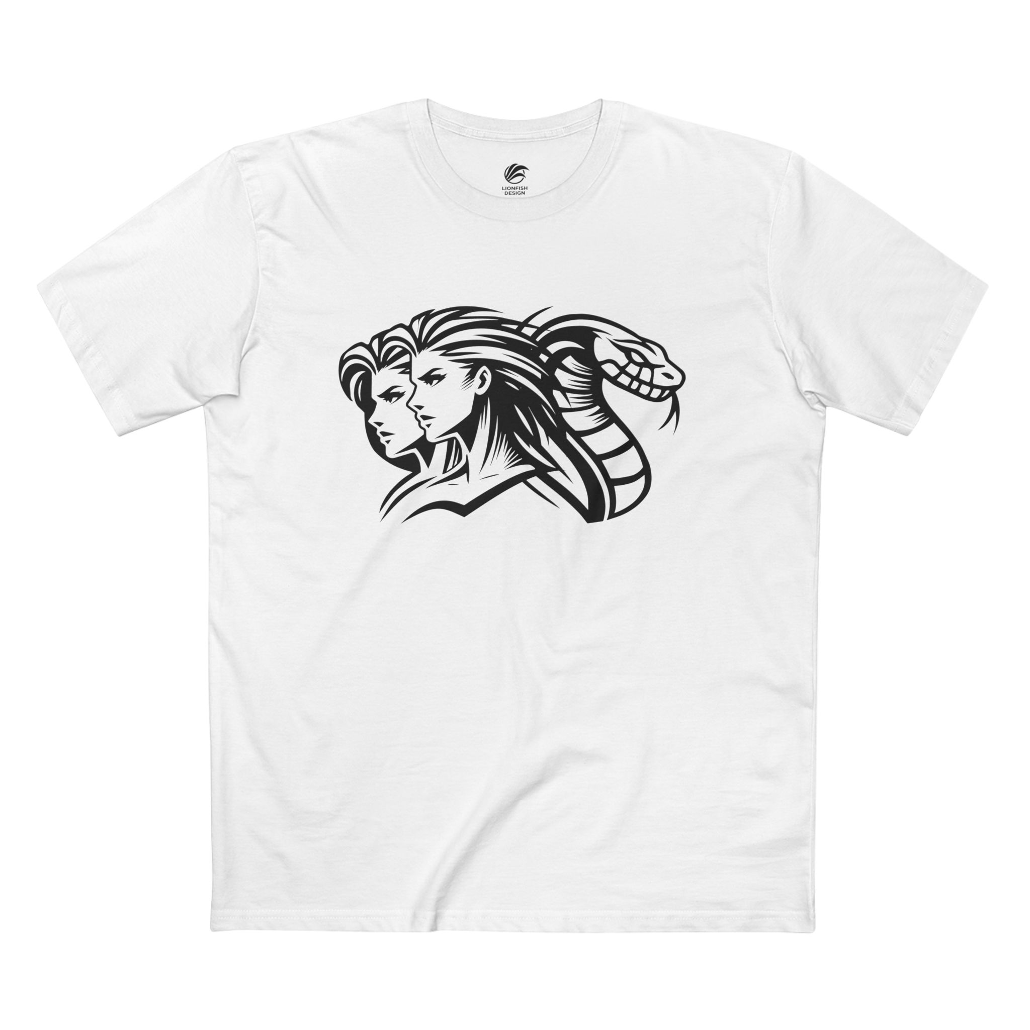 Men’s Gemini and Year of the Snake Graphic Tee - Image 4