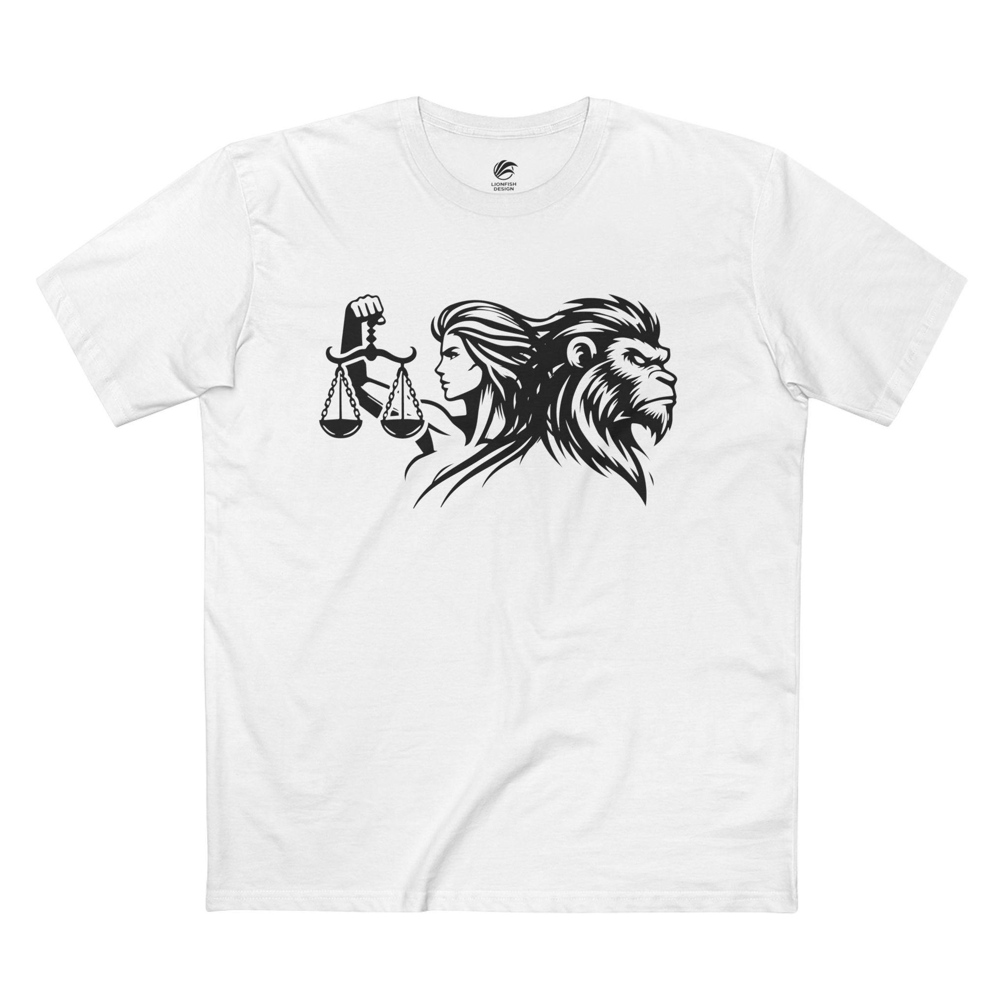 Men's Libra and Year of the Monkey Graphic Tee - Image 4