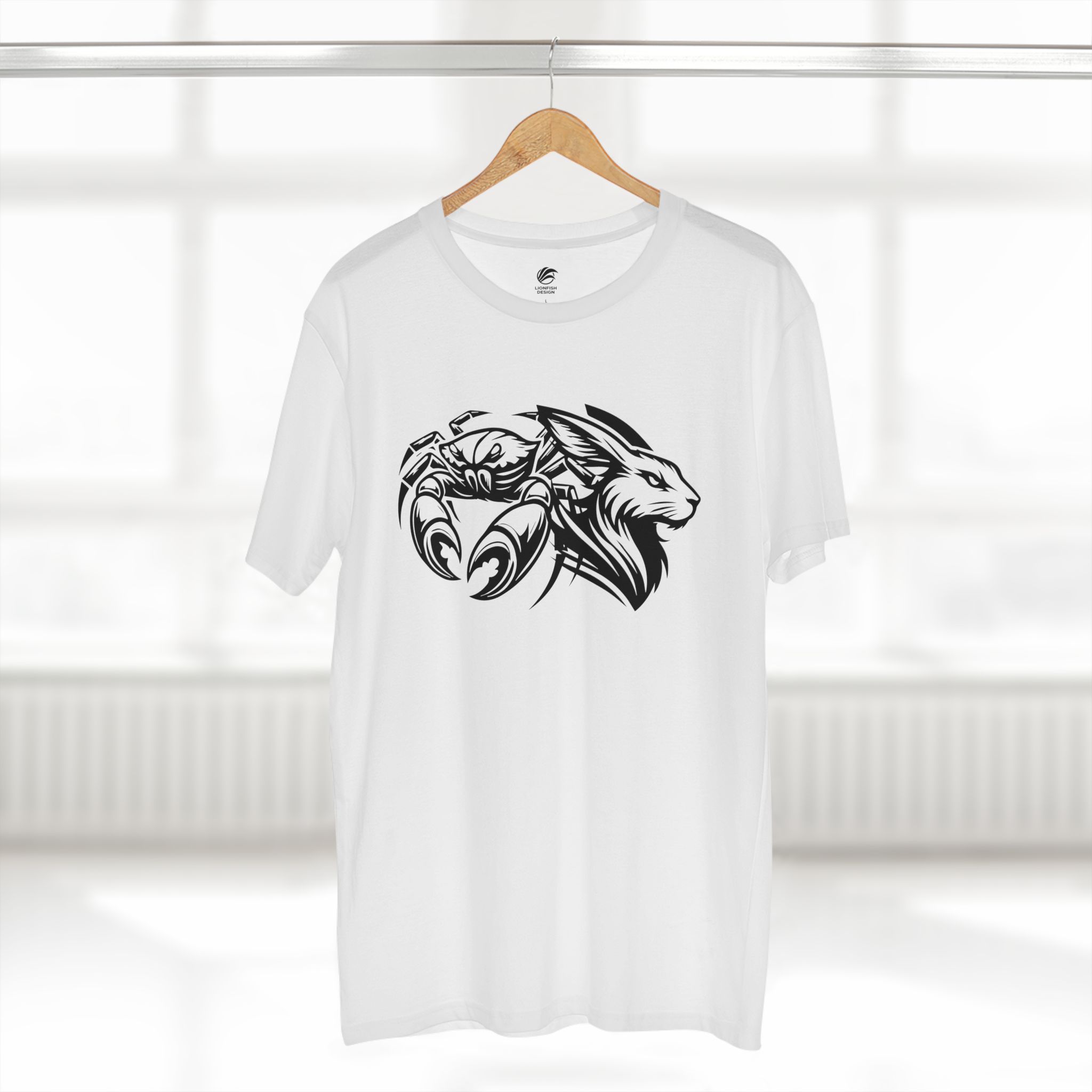 Men’s Cancer and Year of the Rabbit Graphic Tee - Image 6