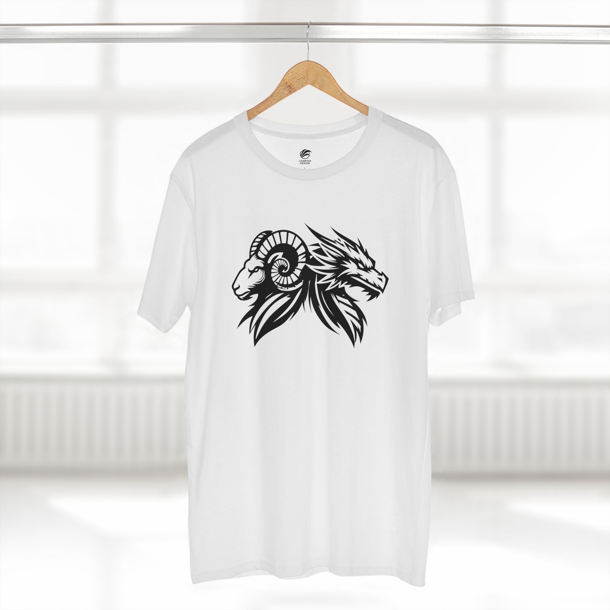 Men’s Aries and Year of the Dragon Graphic Tee - Image 6