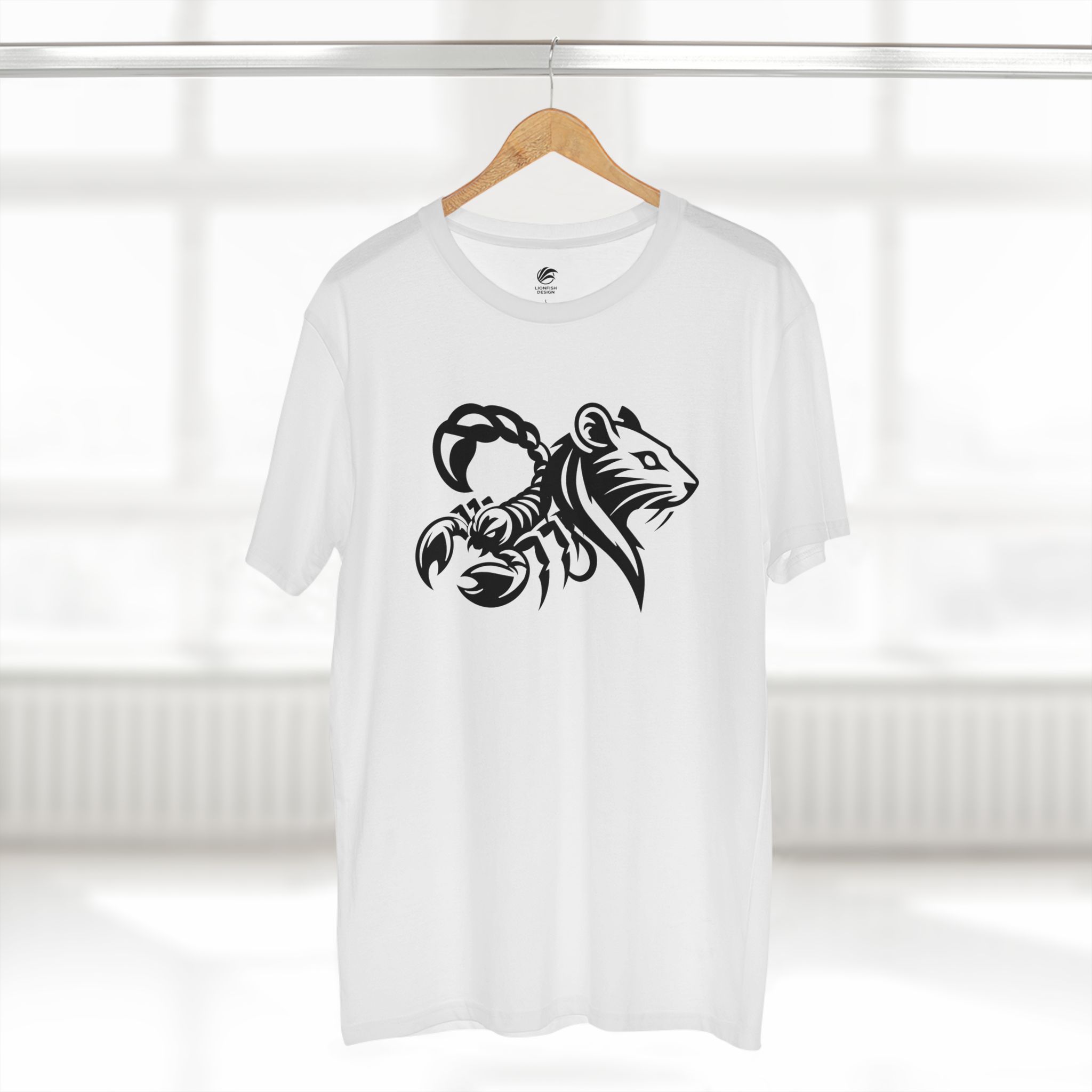 Men's Scorpio and Year of the Rat Graphic Tee - Image 6