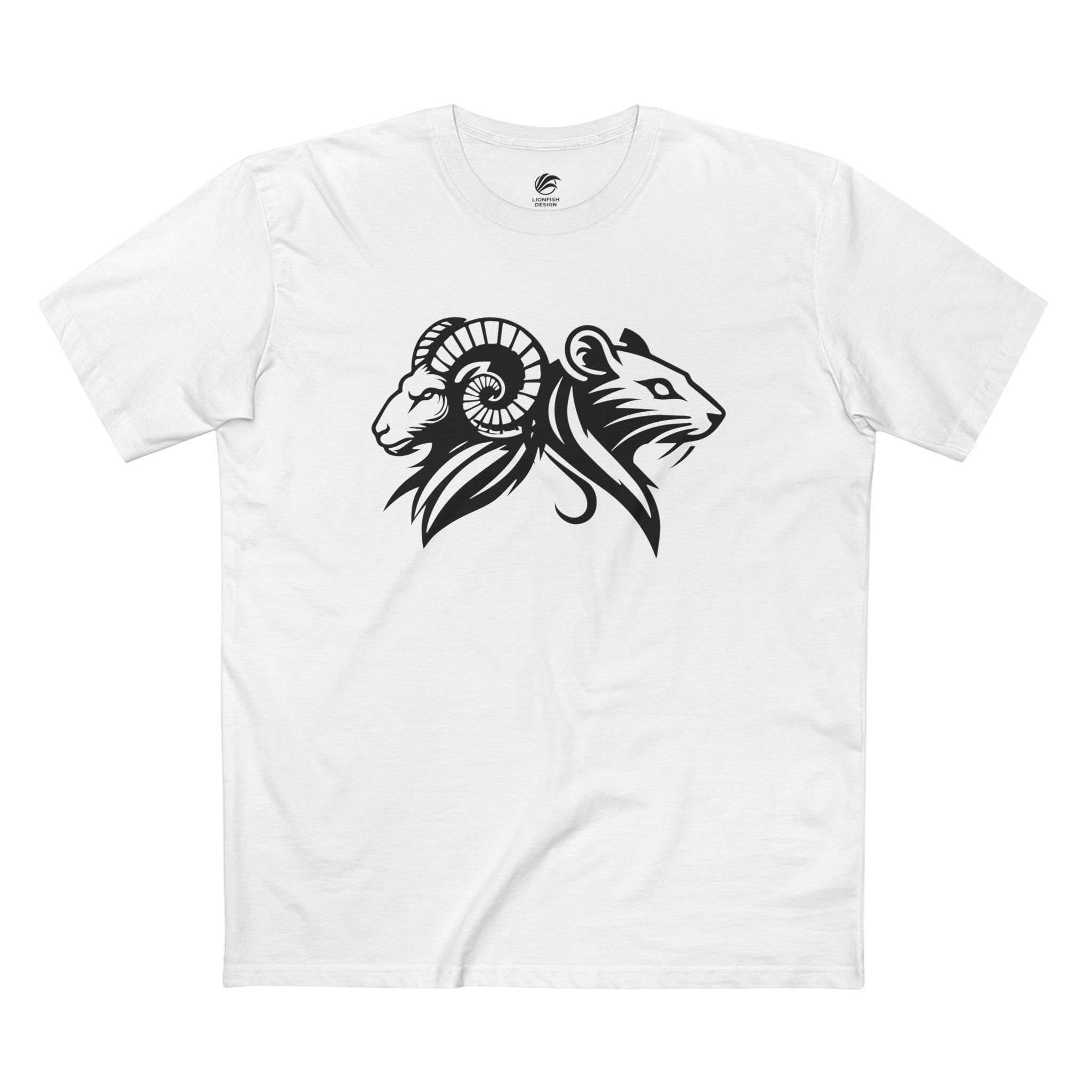 Men’s Aries and Year of the Rat Graphic Tee - Image 4