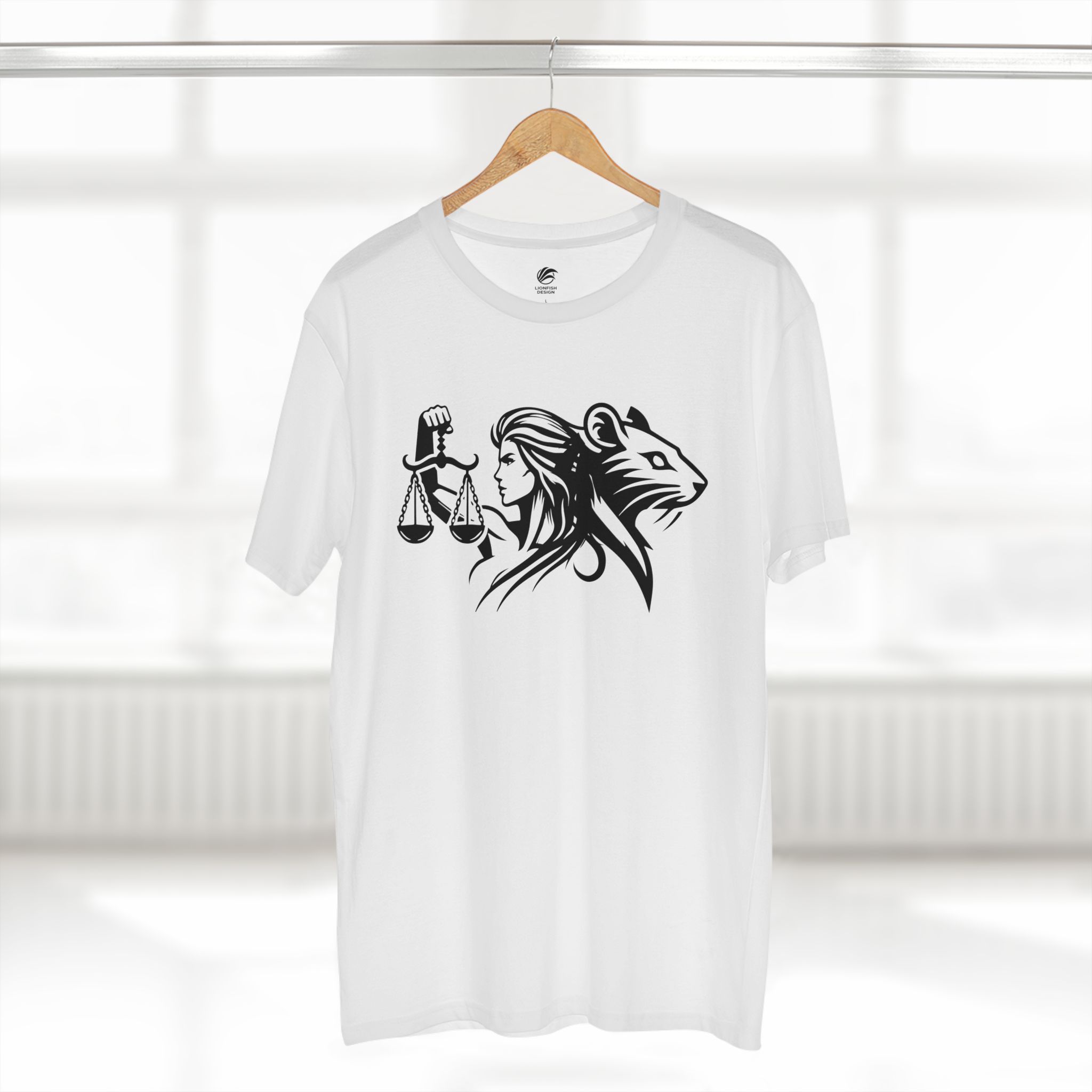 Men's Libra and Year of the Rat Graphic Tee - Image 6