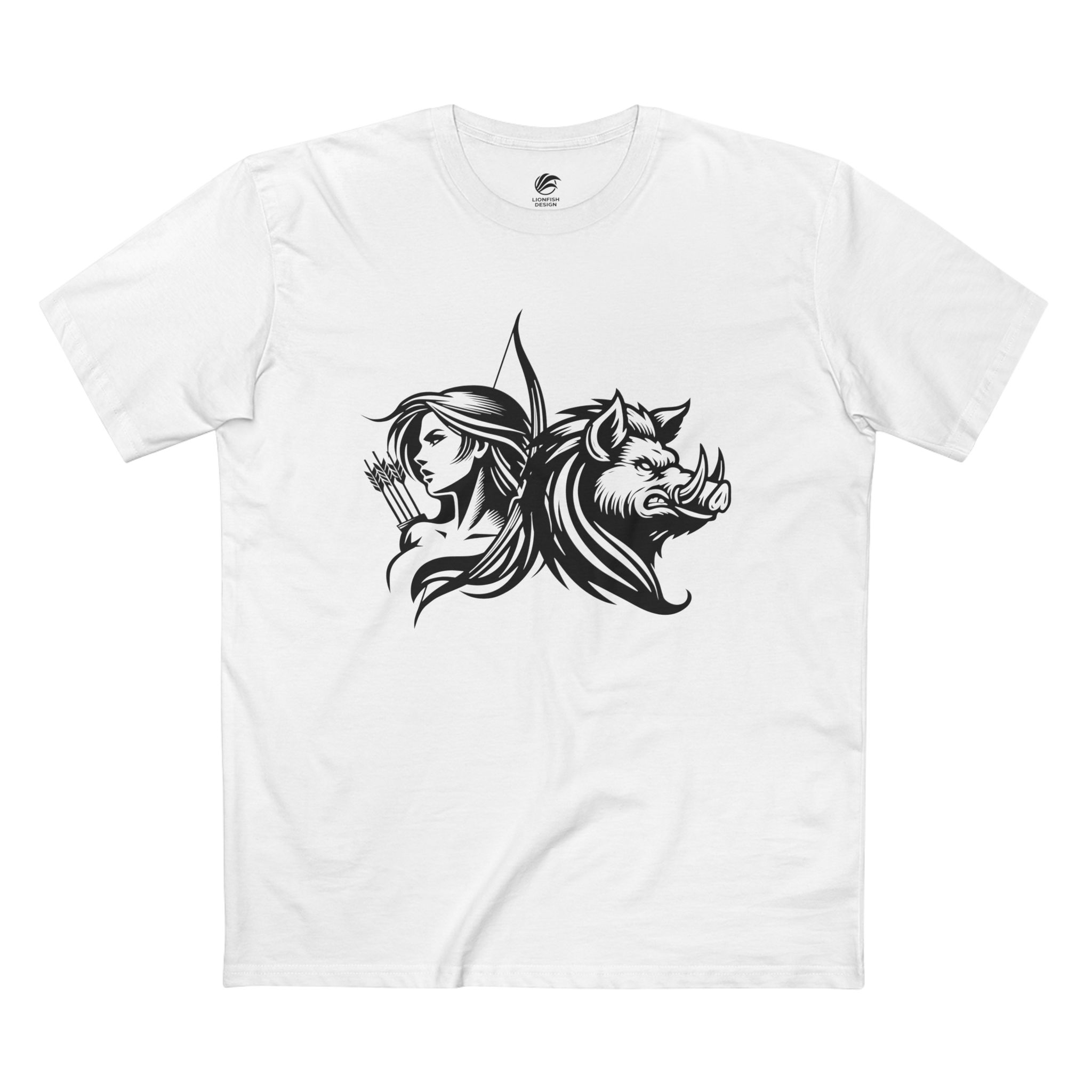 Men’s Sagittarius and Year of the Pig Graphic Tee - Image 4