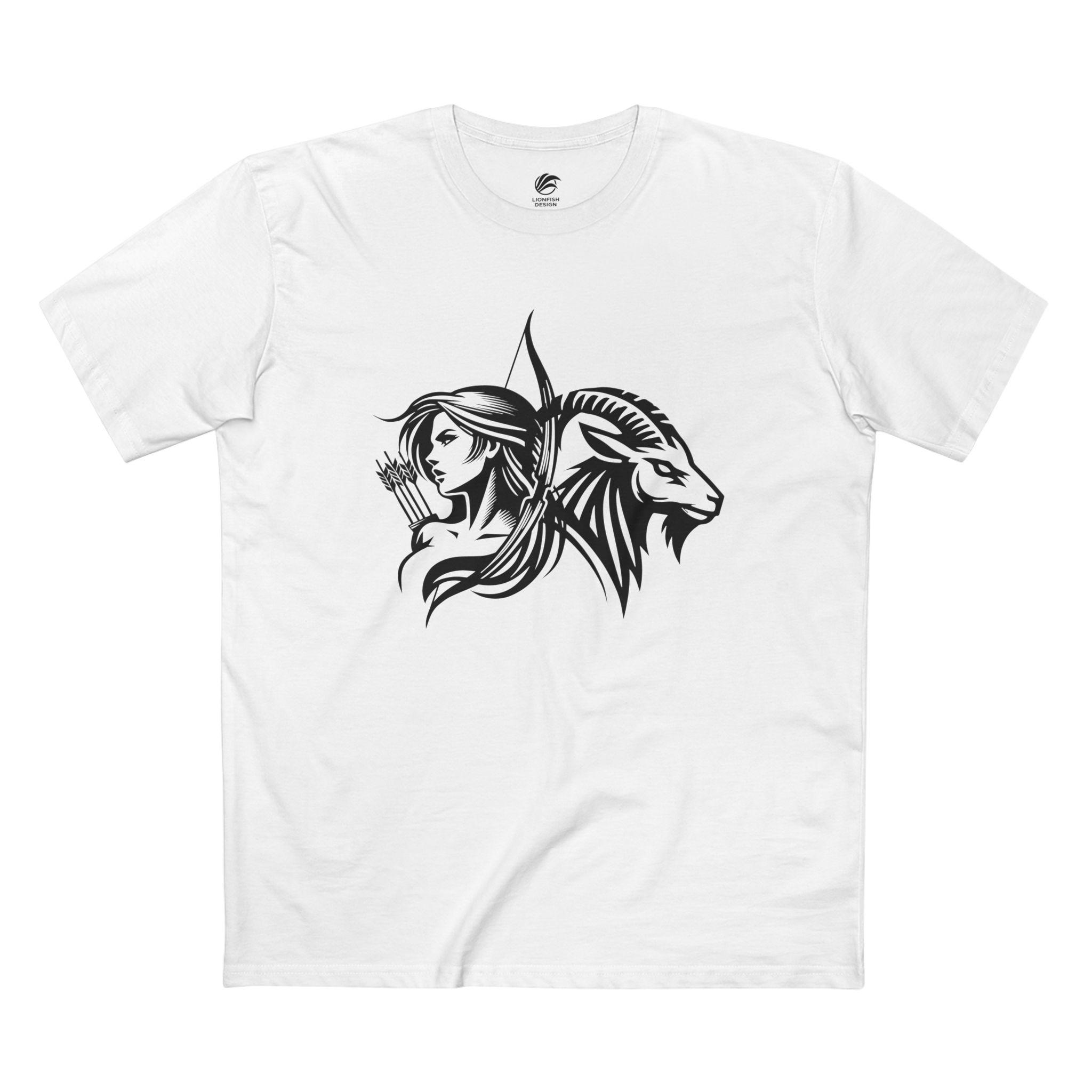 Men’s Sagittarius and Year of the Goat Graphic Tee - Image 4