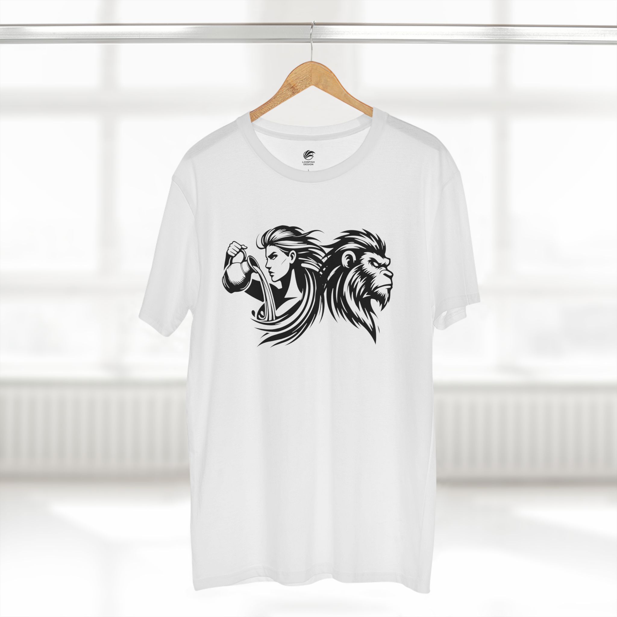 Men's Aquarius and Year of the Monkey Graphic Tee - Image 6