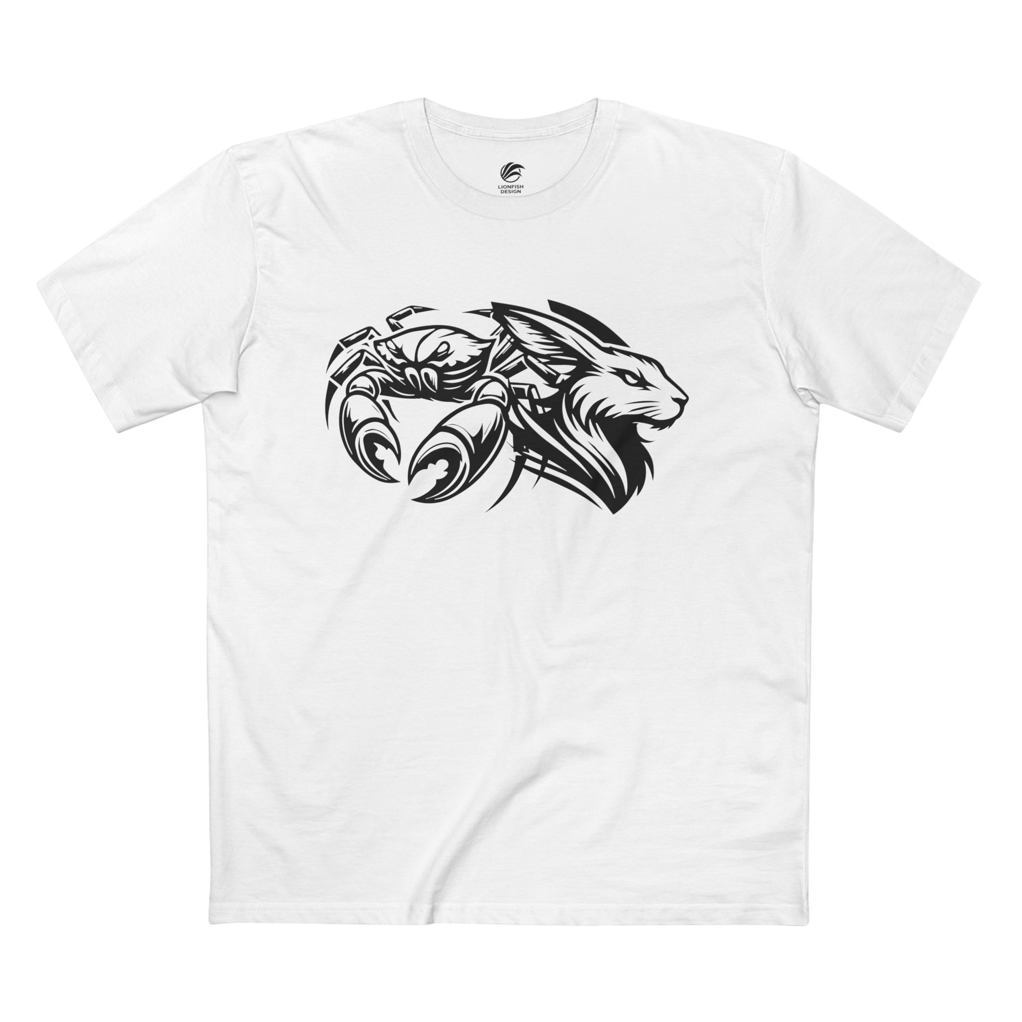 Men’s Cancer and Year of the Rabbit Graphic Tee - Image 4