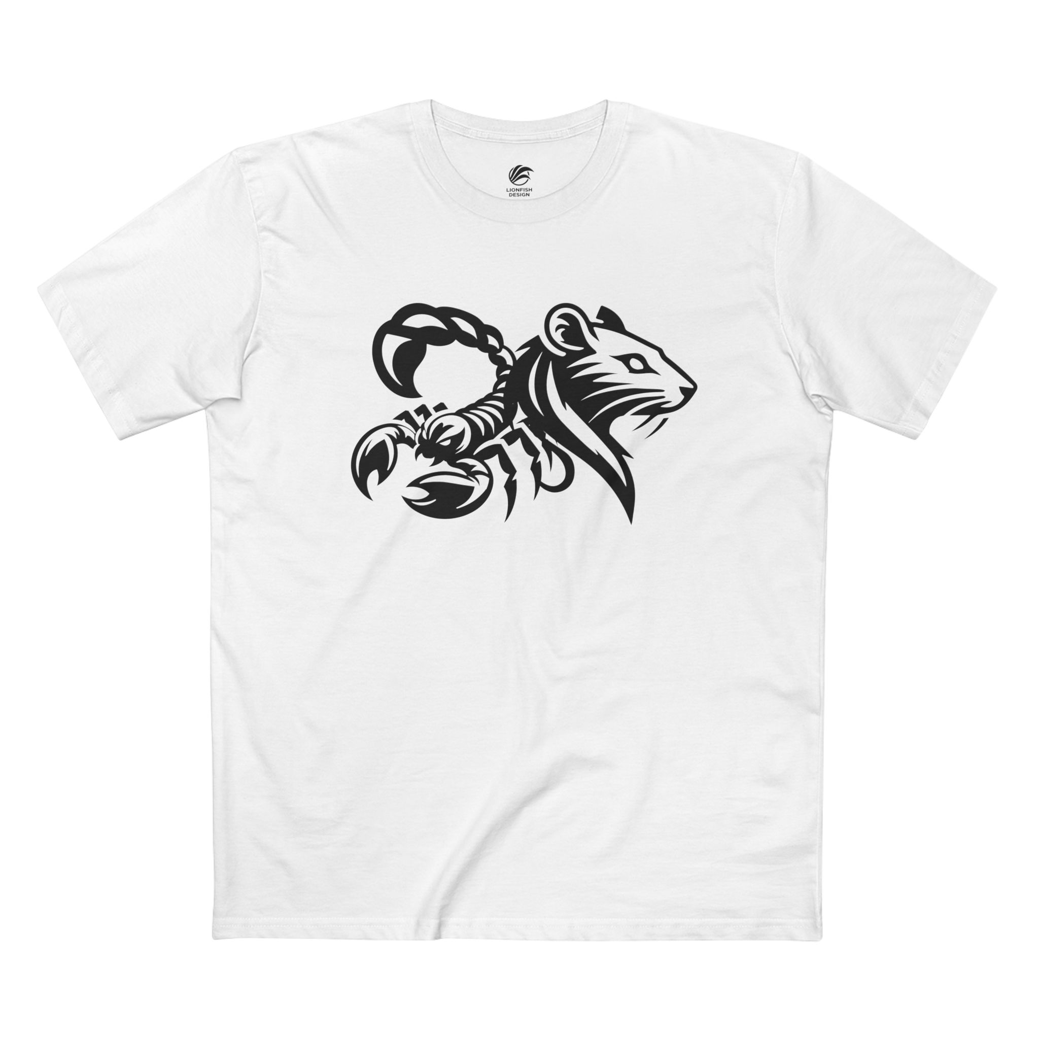 Men's Scorpio and Year of the Rat Graphic Tee - Image 4