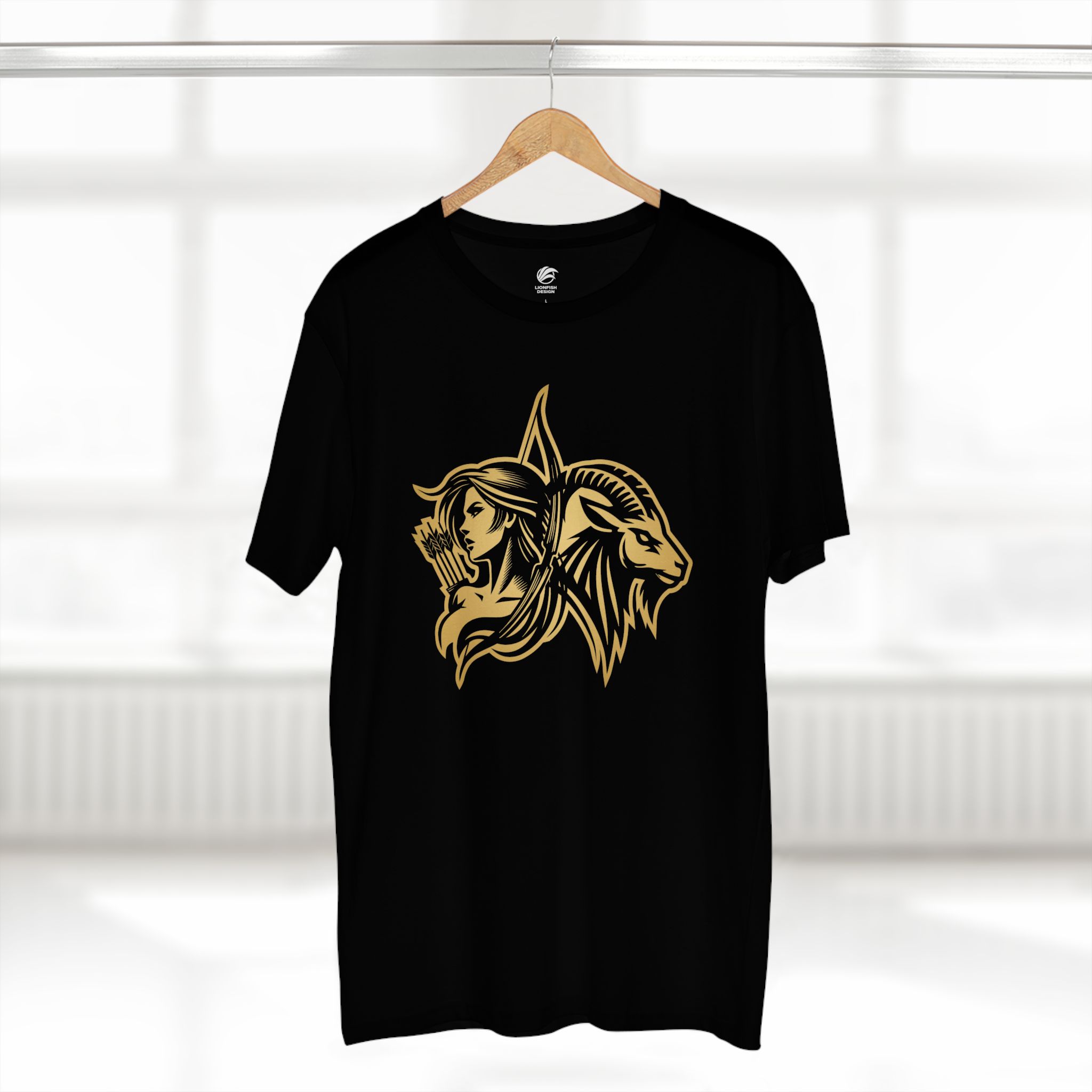 Men’s Sagittarius and Year of the Goat Graphic Tee - Image 3
