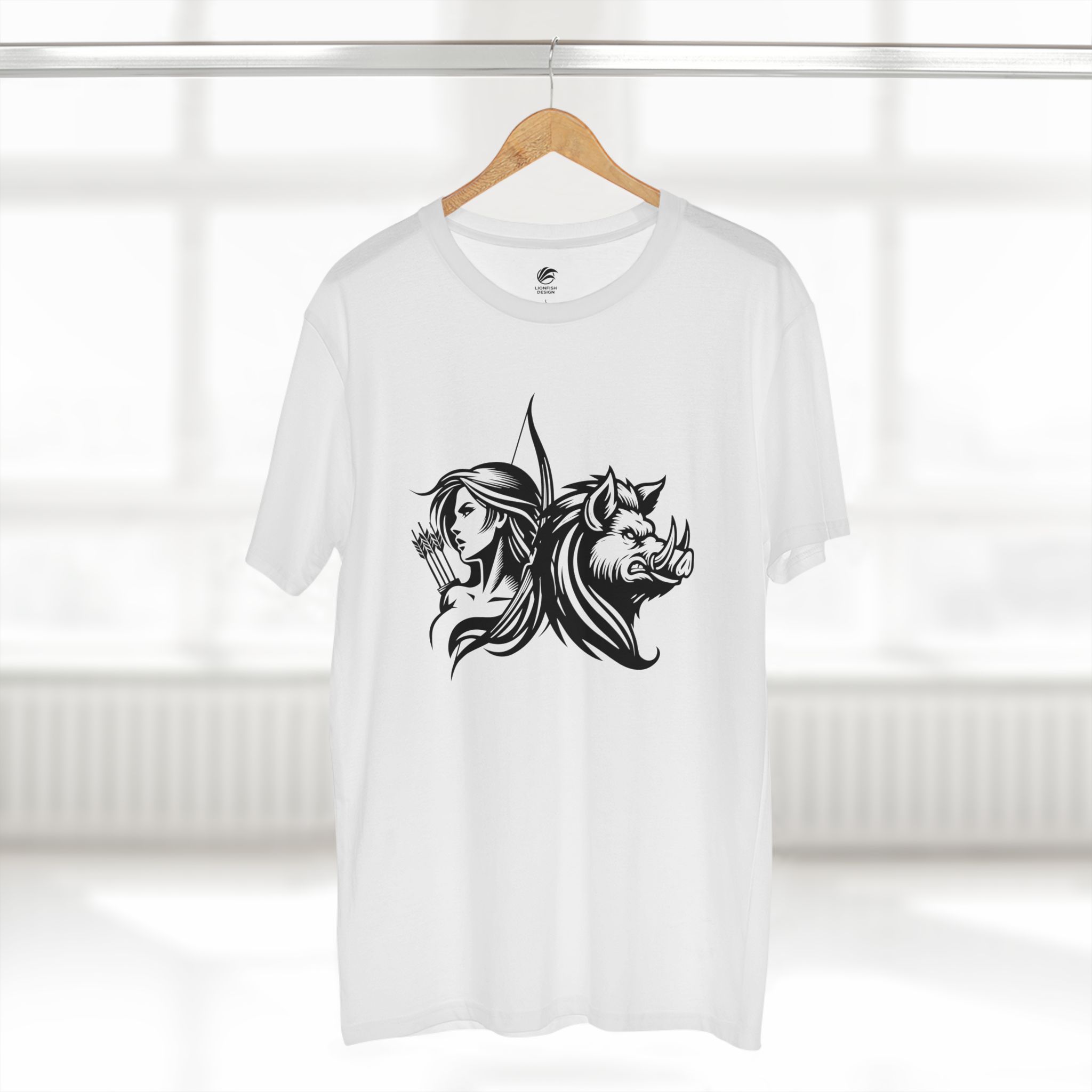 Men’s Sagittarius and Year of the Pig Graphic Tee - Image 6