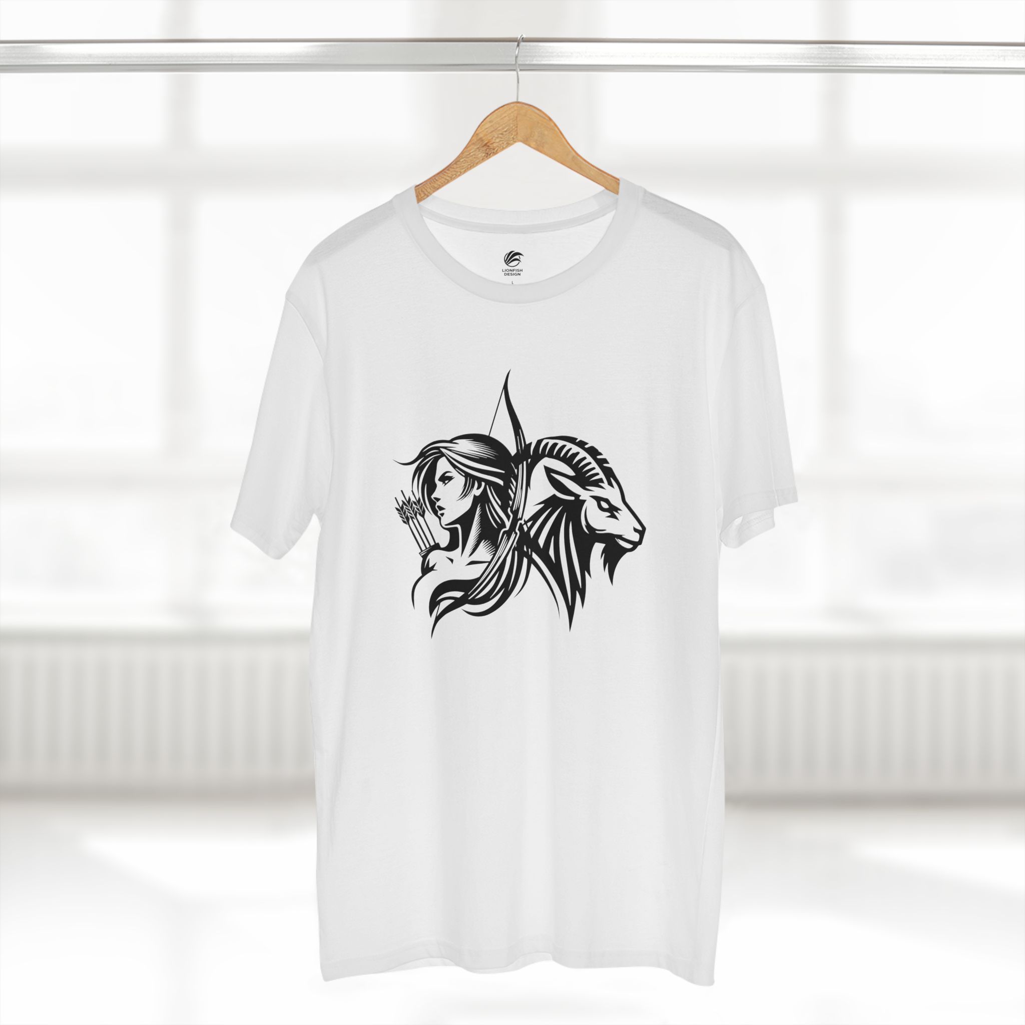 Men’s Sagittarius and Year of the Goat Graphic Tee - Image 6