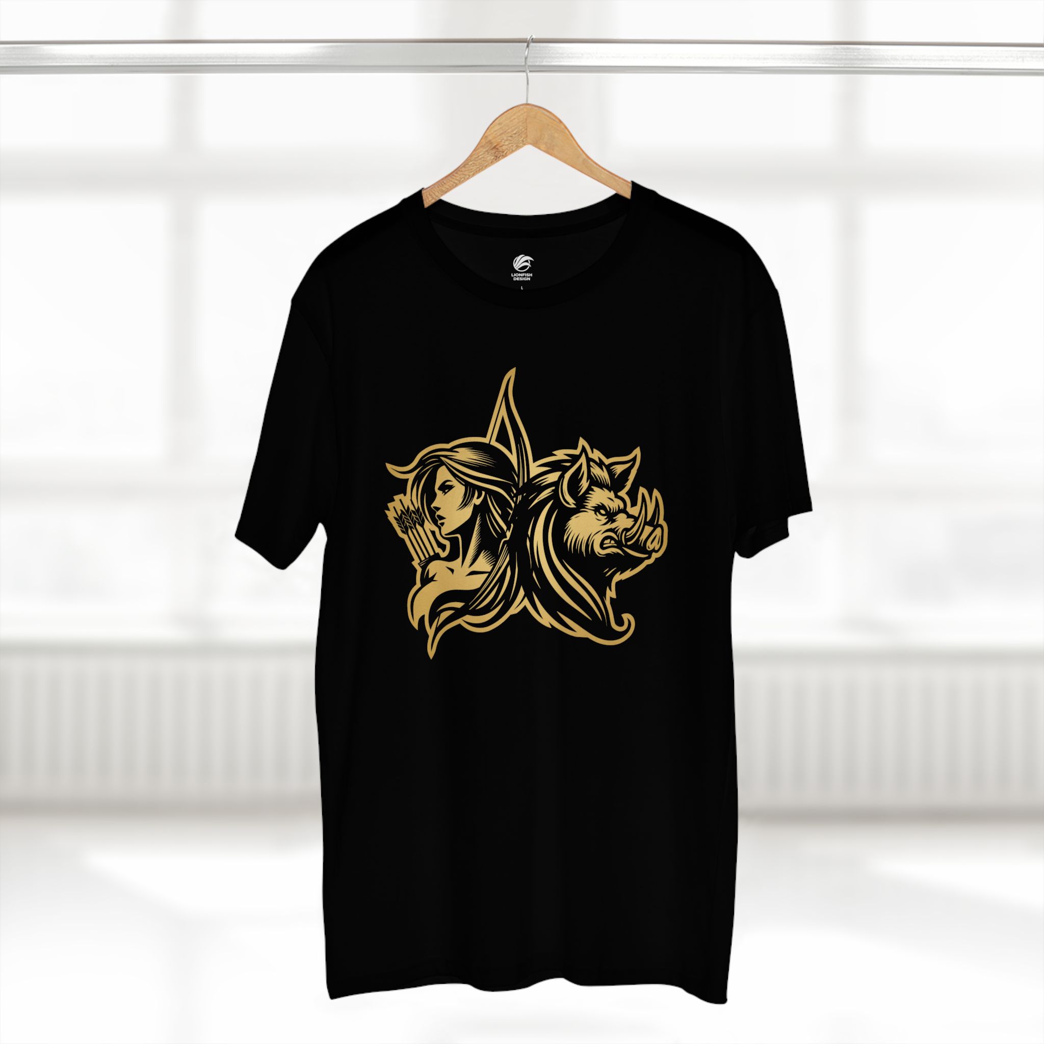 Men’s Sagittarius and Year of the Pig Graphic Tee - Image 3