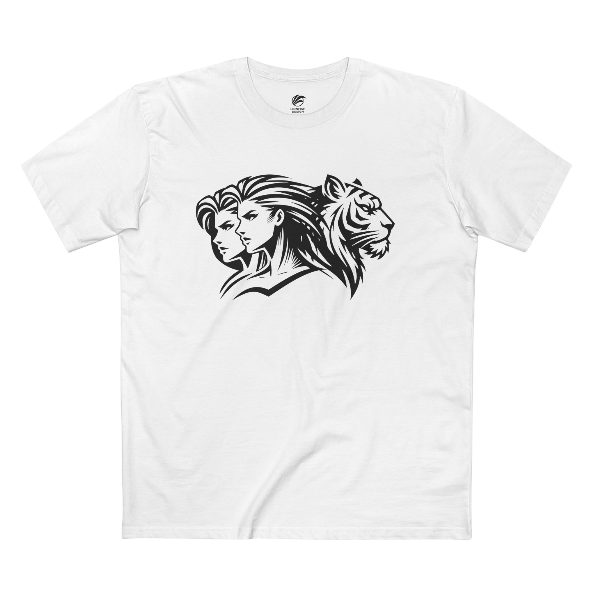 Men’s Gemini and Year of the Tiger Graphic Tee - Image 4