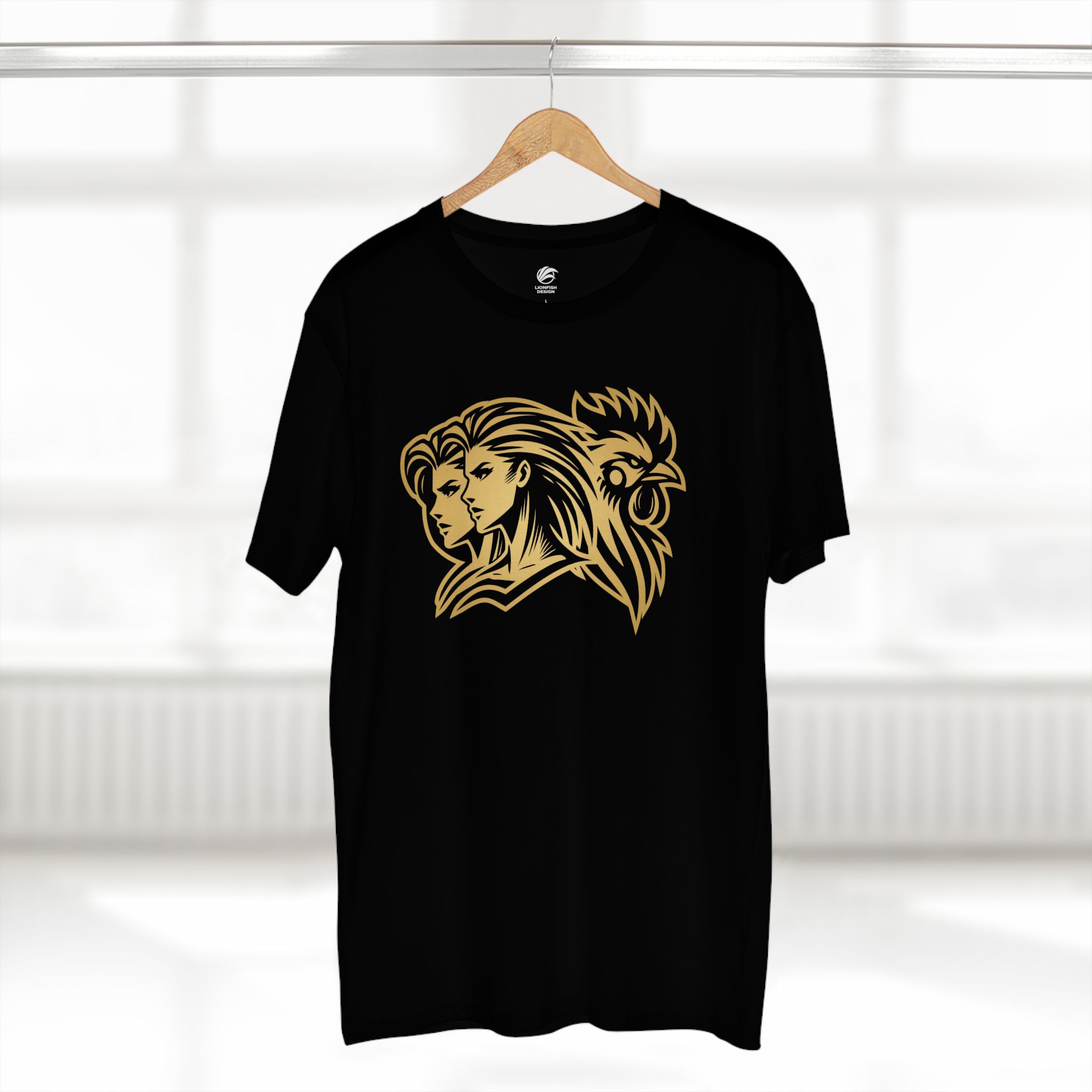 Men’s Gemini and Year of the Rooster Graphic Tee - Image 3